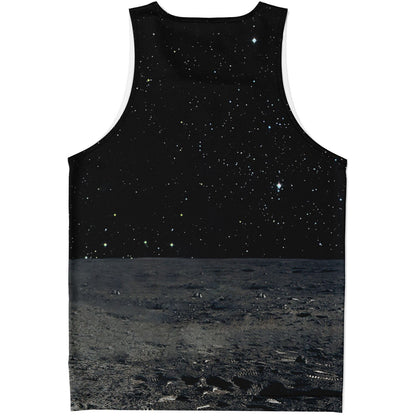 Reagan on the Moon Unisex Tank Top - AOP