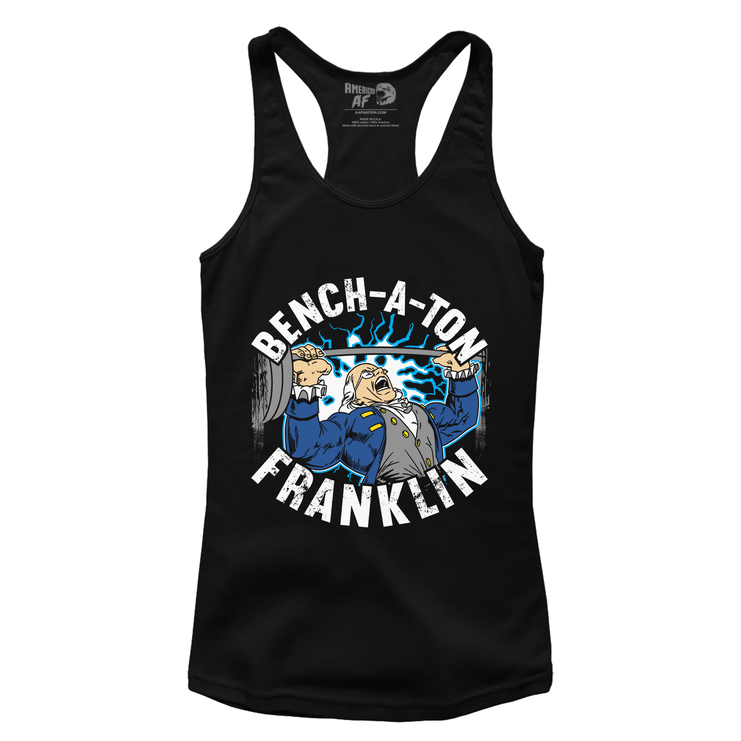 T-shirt Premium Ladies Racerback Tank / Black / XS Bench-a-ton Franklin (Ladies)