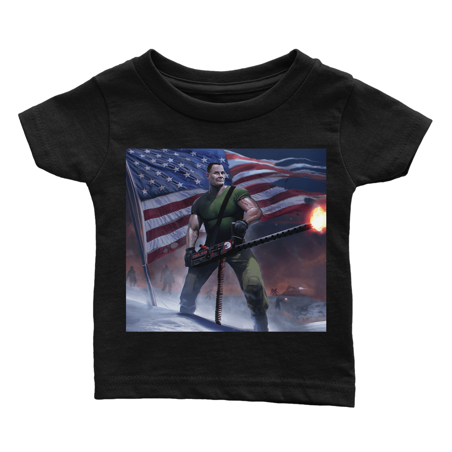 Apparel Premium Infant Shirt / Black / 6 Months Chesty Puller Frozen Chosin' Zoom - Rugrats