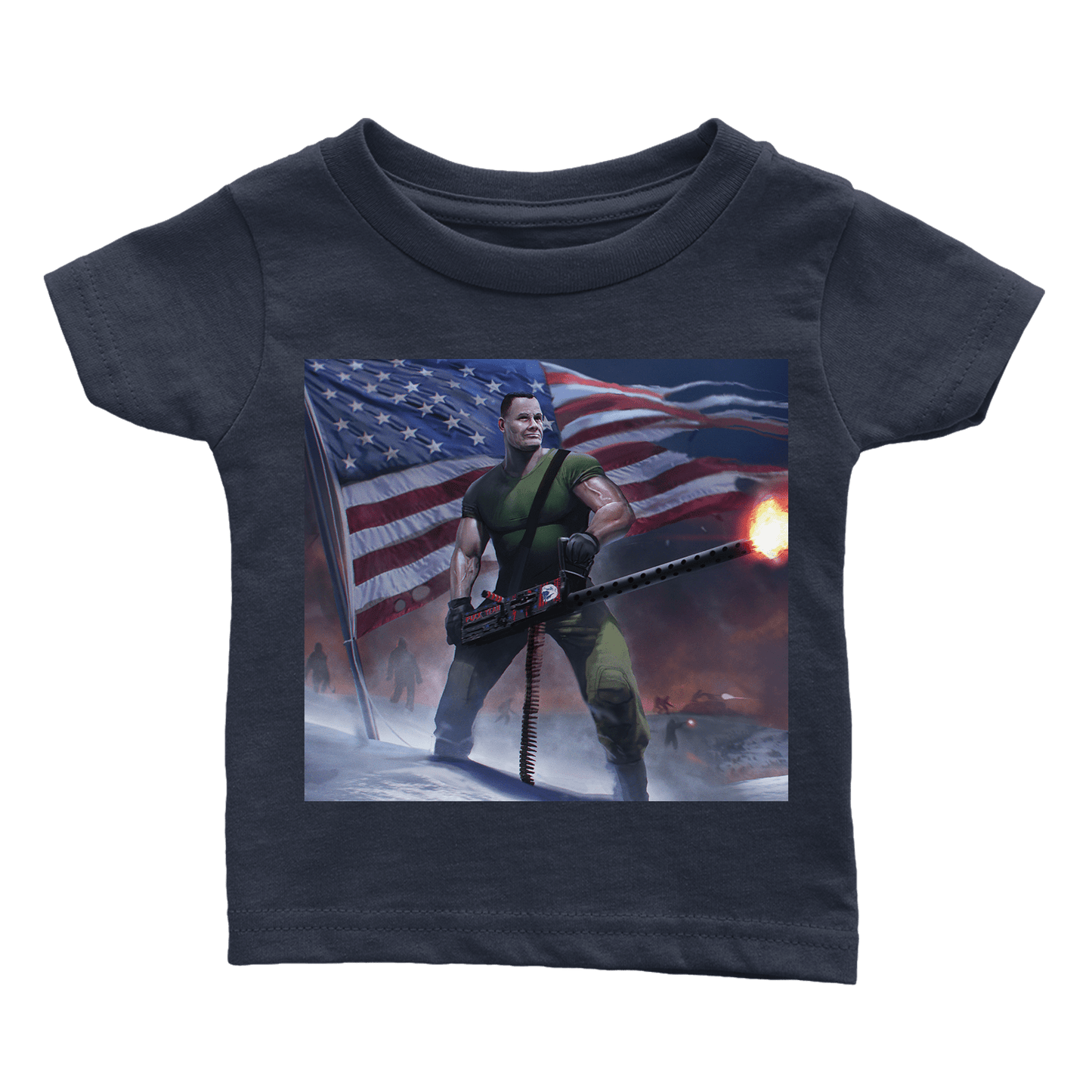 Apparel Premium Infant Shirt / Navy / 6 Months Chesty Puller Frozen Chosin' Zoom - Rugrats