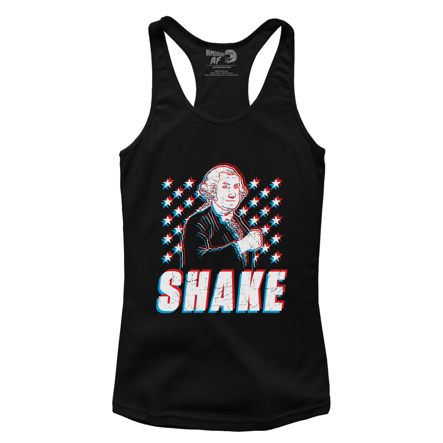 T-shirt Premium Ladies Racerback Tank / Black / XS Shake V2 (Ladies)