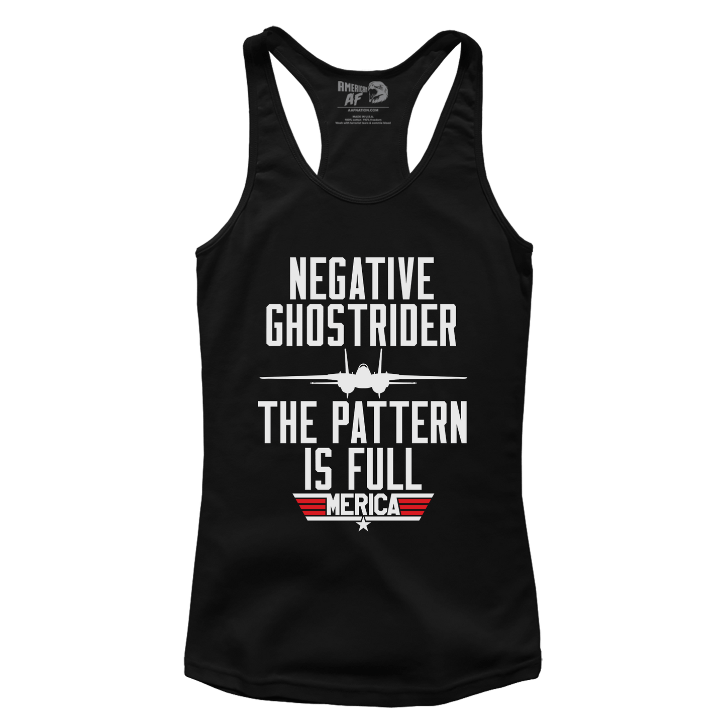 T-shirt Premium Ladies Racerback Tank / Black / XS Negative Ghostrider (Ladies)