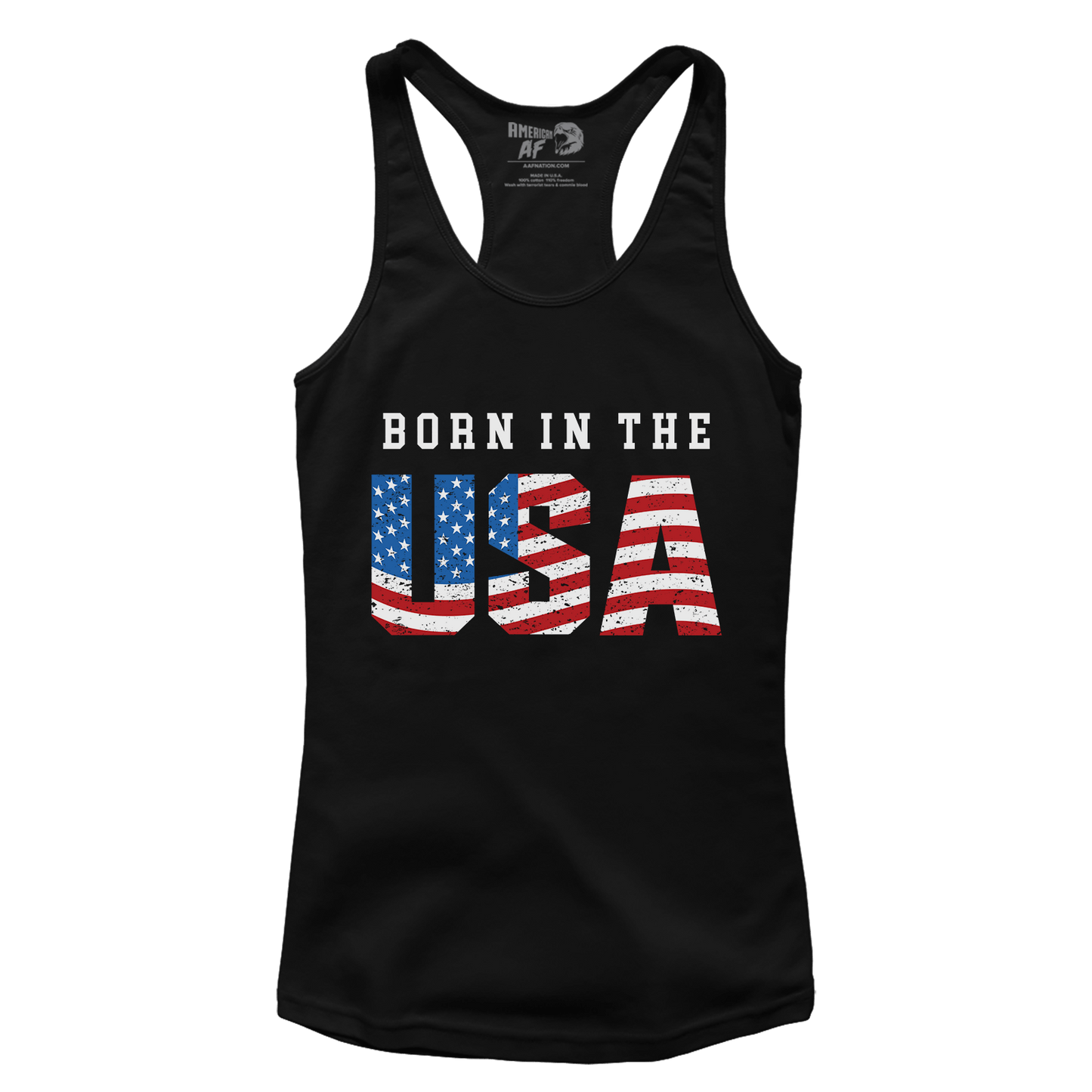 T-shirt Born in the USA (Ladies)