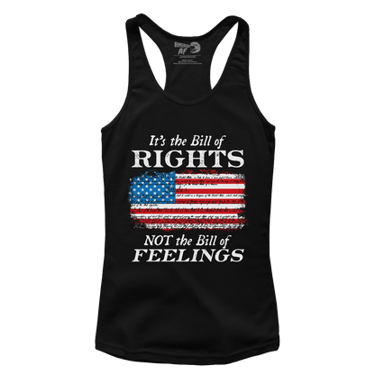 T-shirt Premium Ladies Racerback Tank / Black / XS Rights Not Feelings (Ladies)