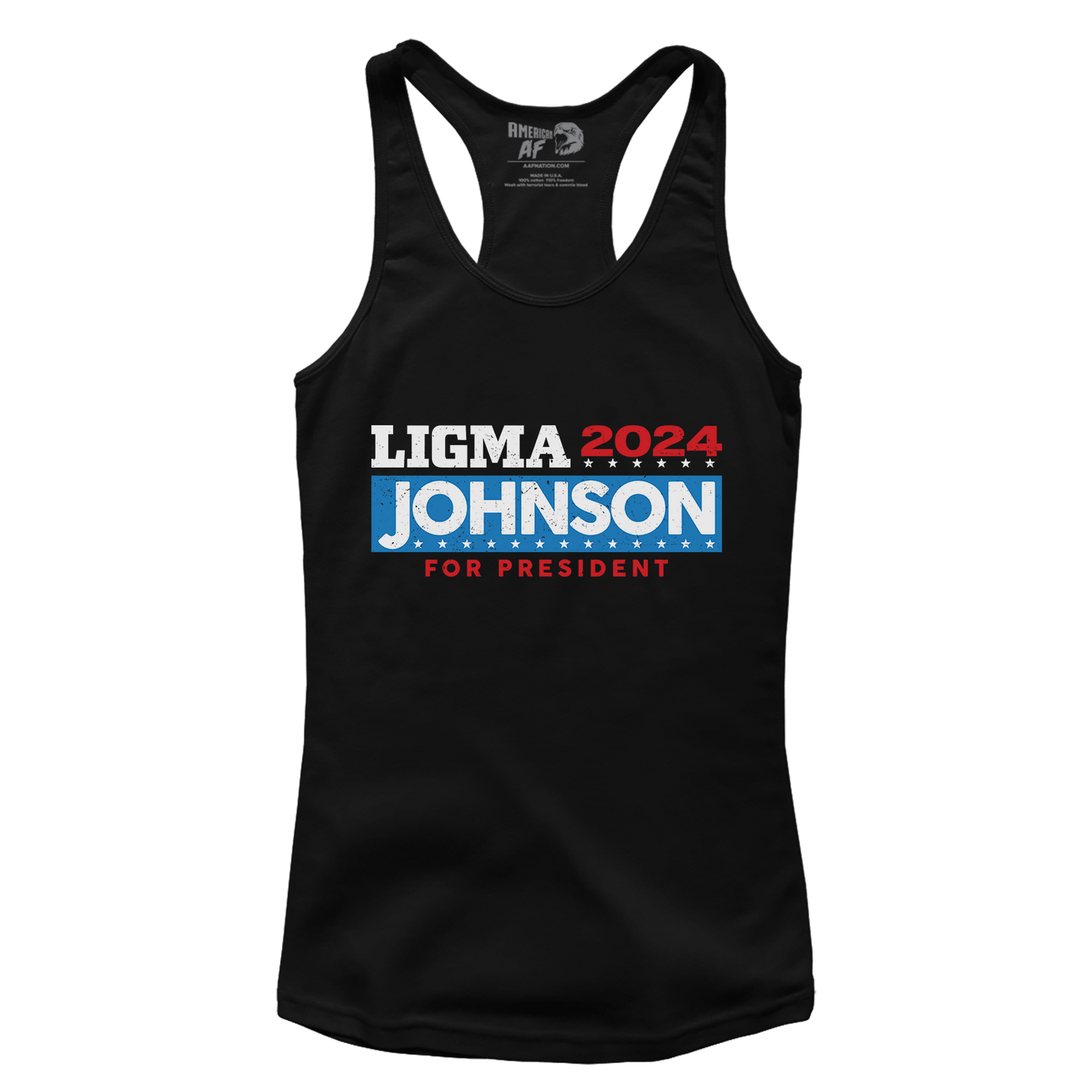 T-shirt Premium Ladies Racerback Tank / Black / XS Ligma Johnson (Ladies)