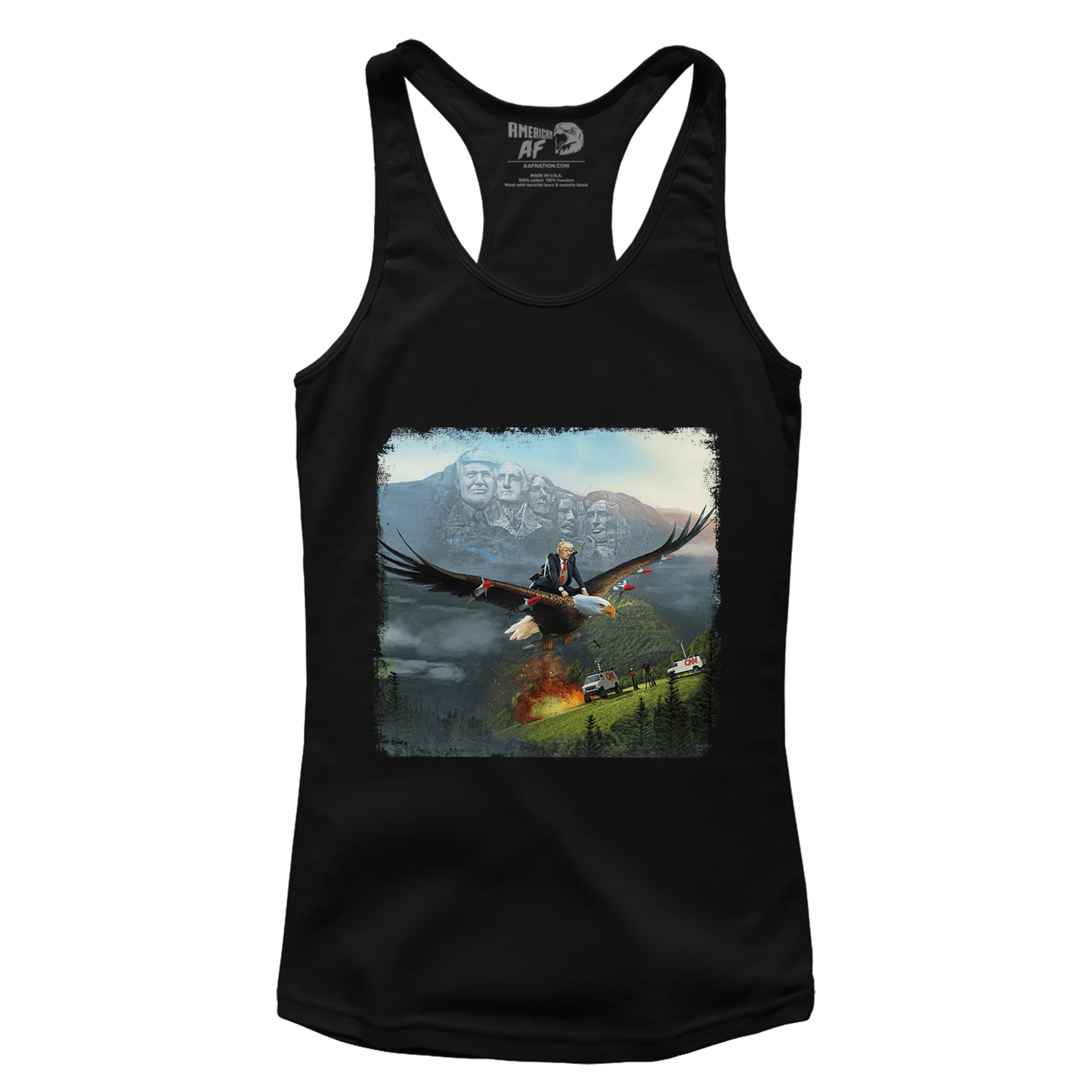 Trump Neverending Story Racerback Tank Top