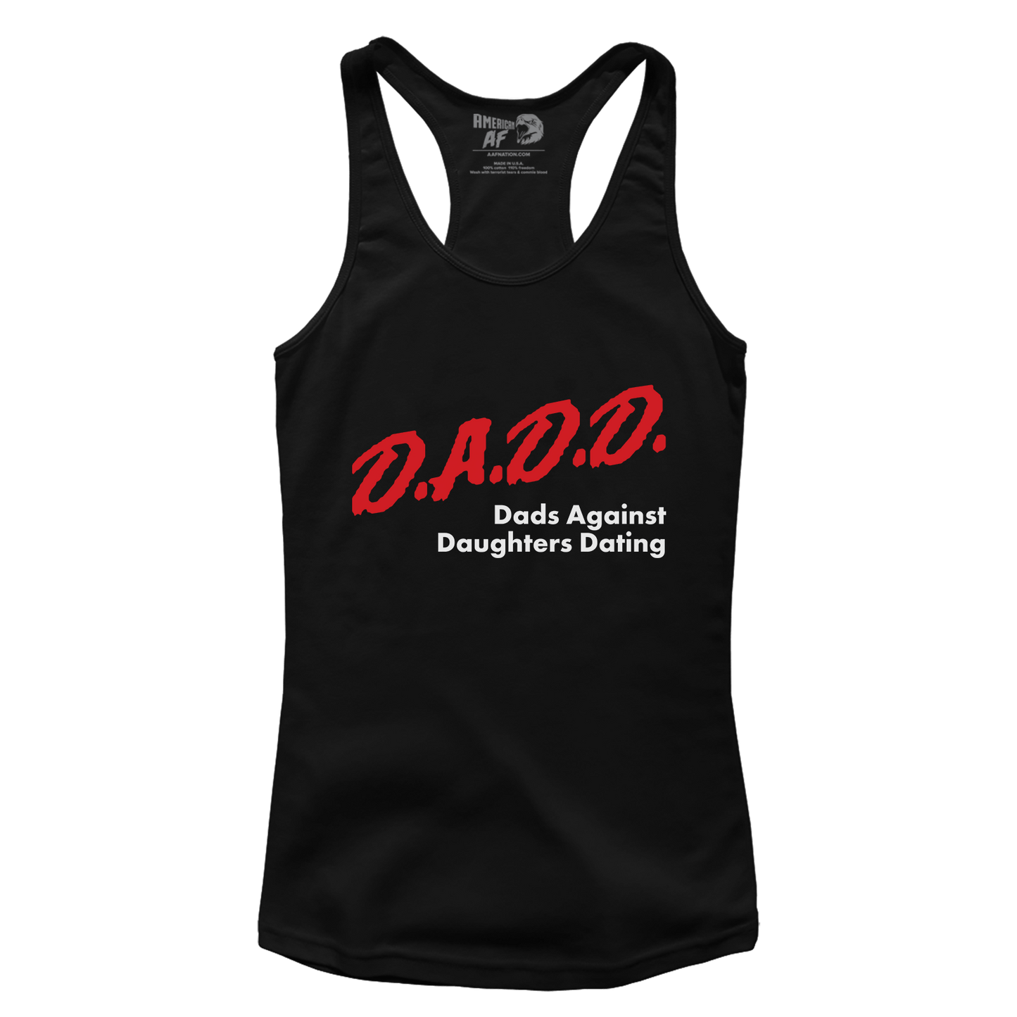 T-shirt Premium Ladies Racerback Tank / Black / XS DADD (Ladies)