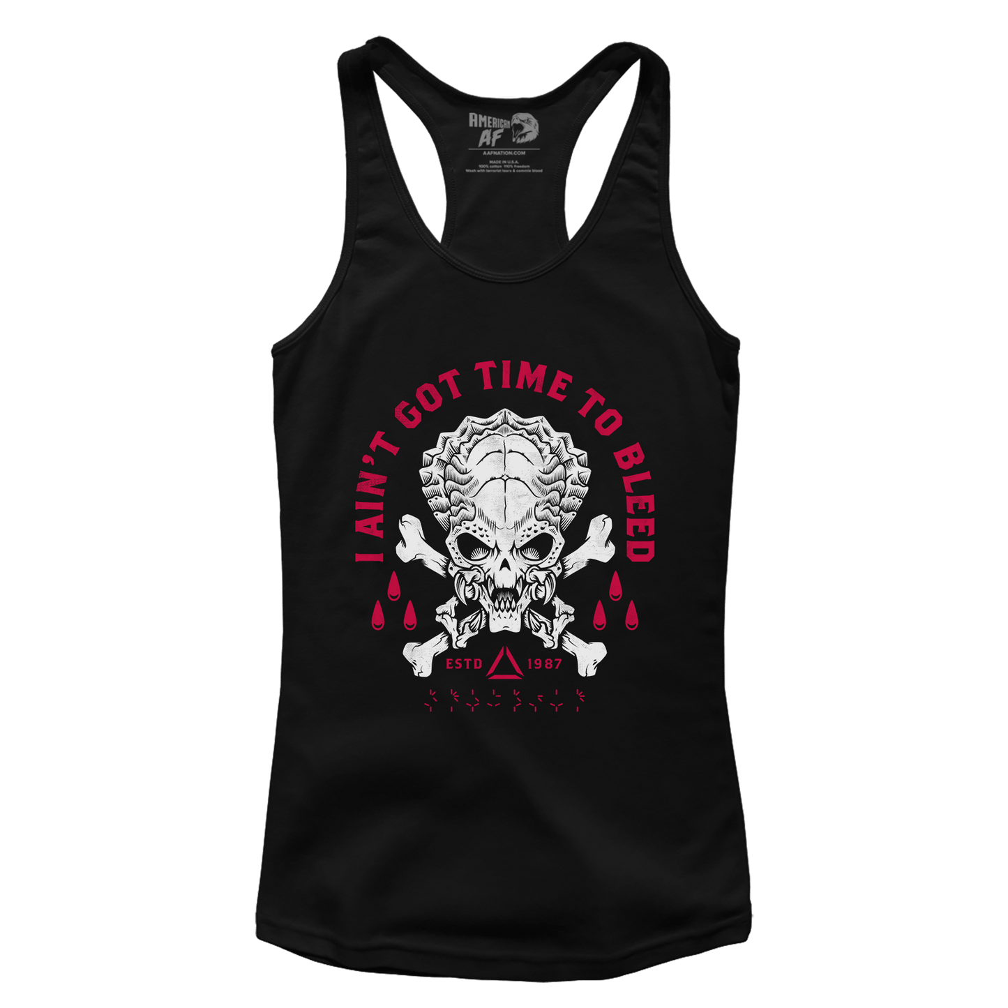 T-shirt Premium Ladies Racerback Tank / Black / XS Time To Bleed (Ladies)