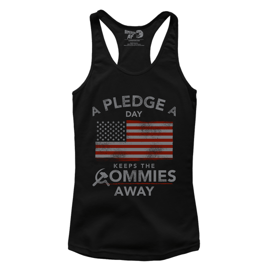 A Pledge a Day Keeps the Commies Away Racerback Tank Top