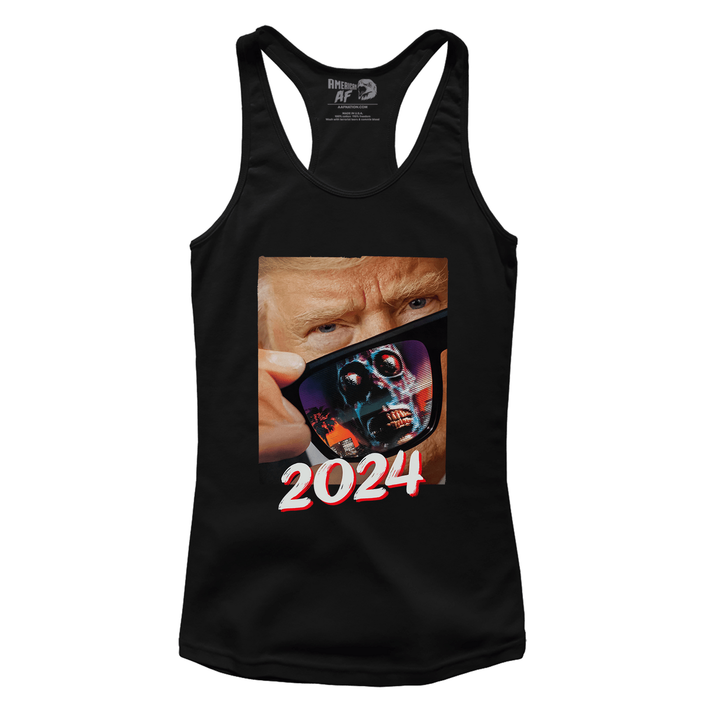 T-shirt Premium Ladies Racerback Tank / Black / XS Trump 2024 They Live (Ladies)