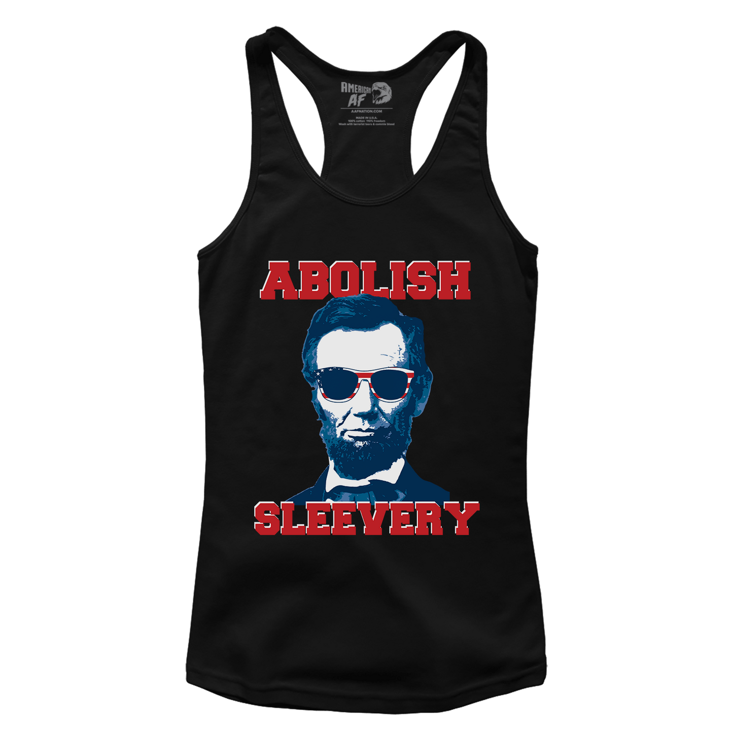 Apparel Premium Ladies Racerback Tank / Black / XS Abolish Sleevery (Ladies)