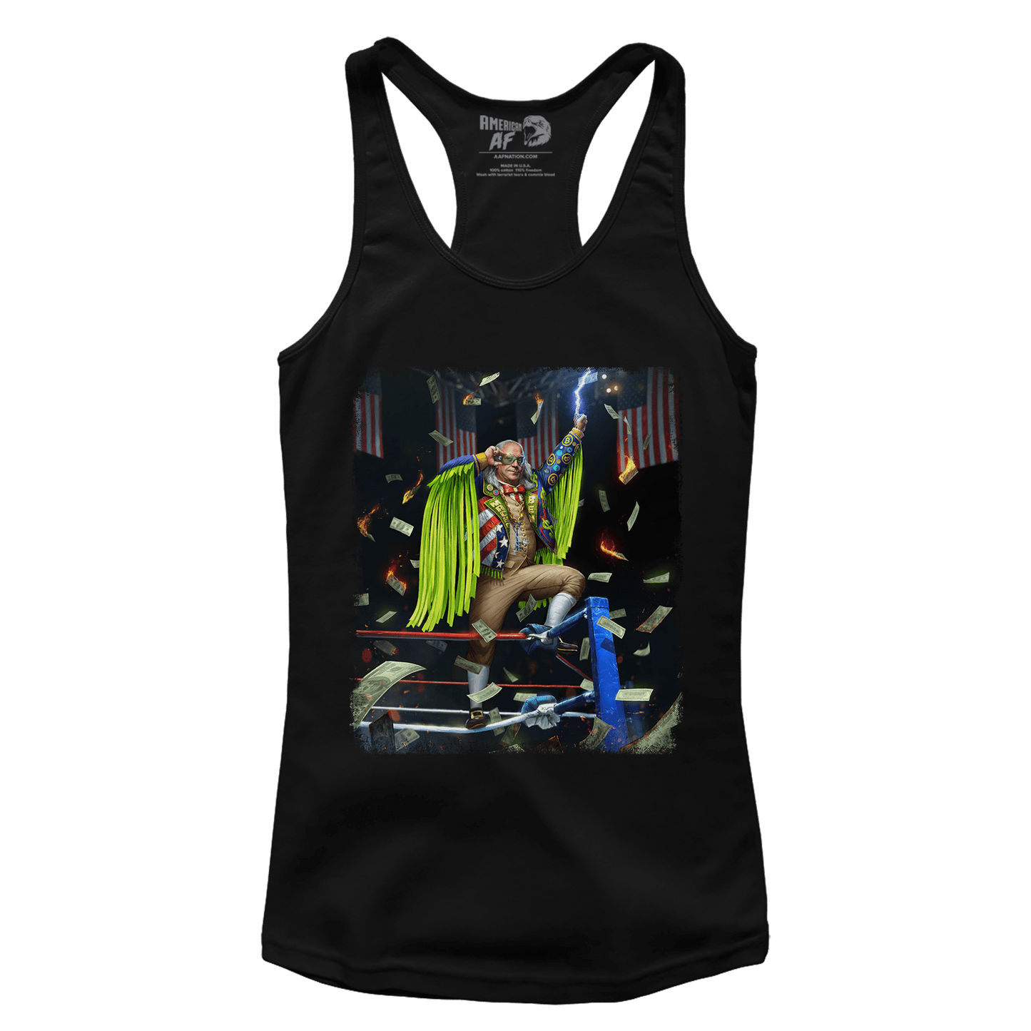 Apparel Premium Ladies Racerback Tank / Black / XS Benny F Wrestler (Ladies)