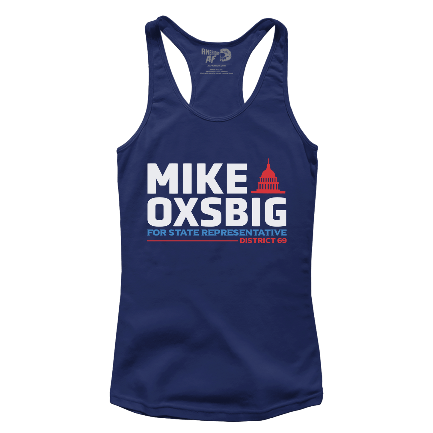 T-shirt Premium Ladies Racerback Tank / Midnight Navy / XS Mike Oxsbig (Ladies)