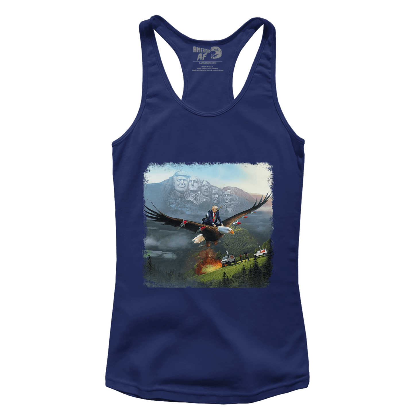 Trump Neverending Story Racerback Tank Top