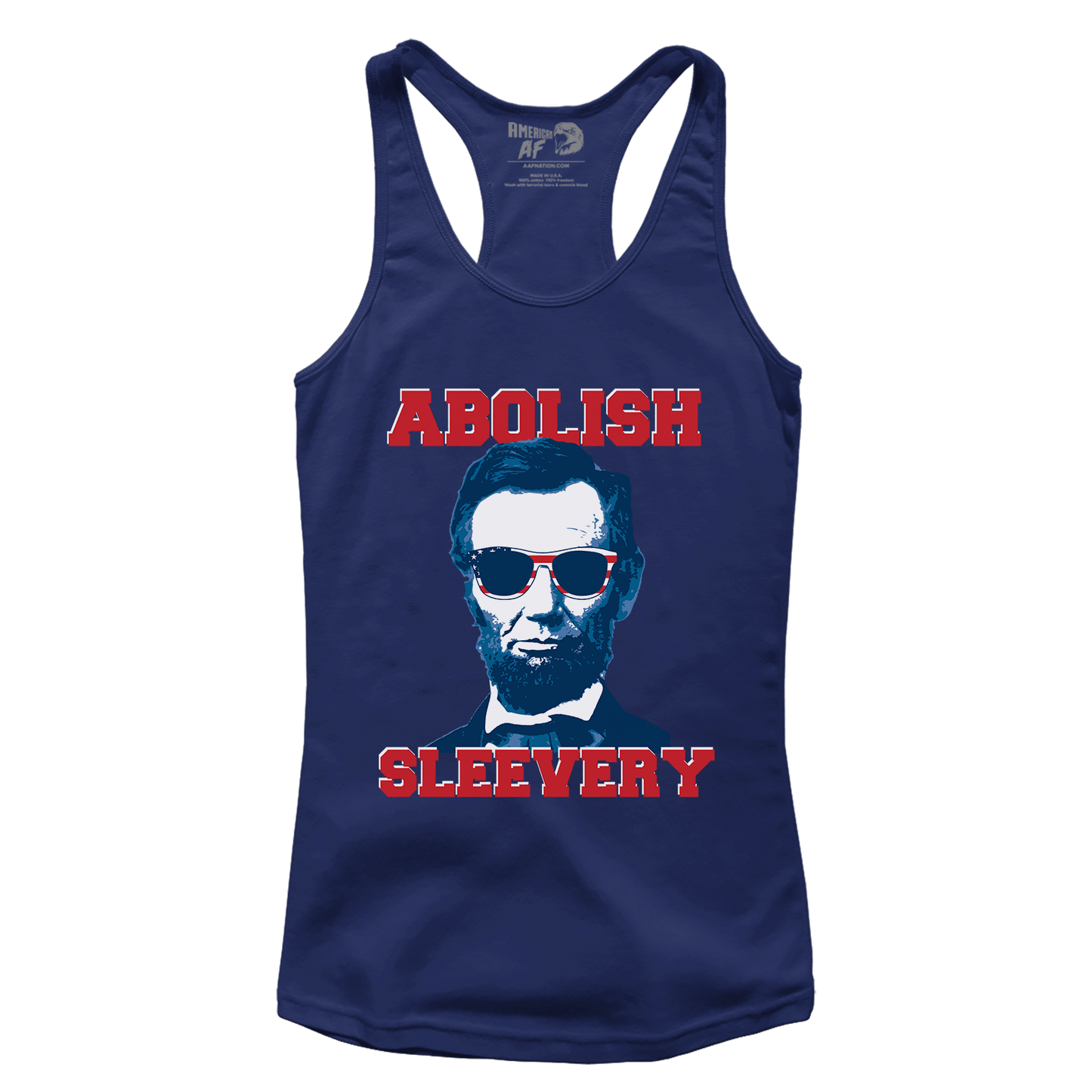 Apparel Premium Ladies Racerback Tank / Midnight Navy / XS Abolish Sleevery (Ladies)