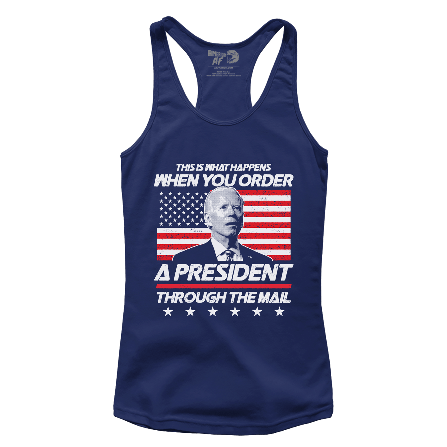 T-shirt Premium Ladies Racerback Tank / Midnight Navy / XS Order A President V1 (Ladies)