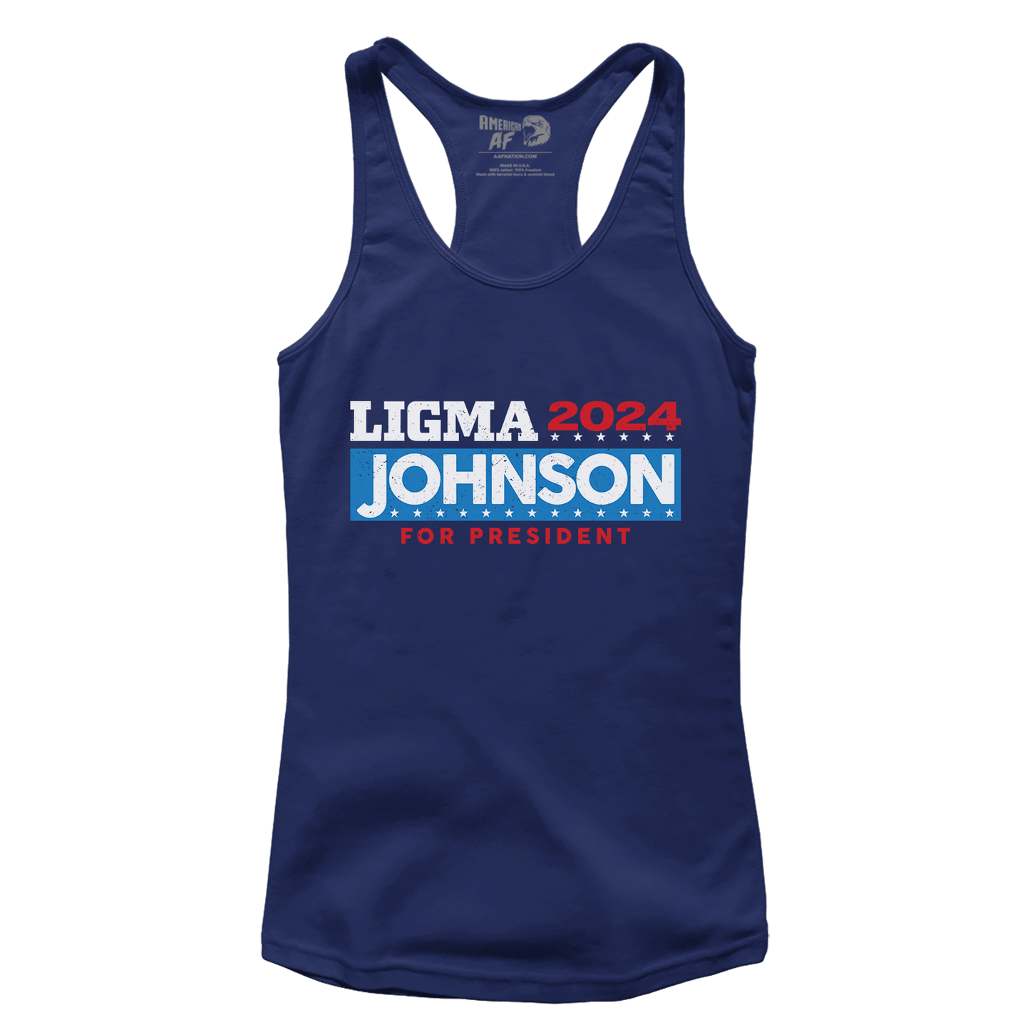 T-shirt Premium Ladies Racerback Tank / Midnight Navy / XS Ligma Johnson (Ladies)