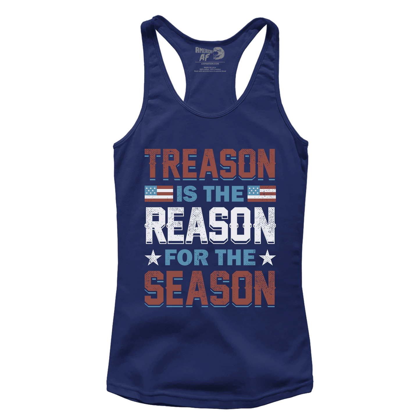 T-shirt Premium Ladies Racerback Tank / Midnight Navy / XS Treason Reason Season (Ladies)