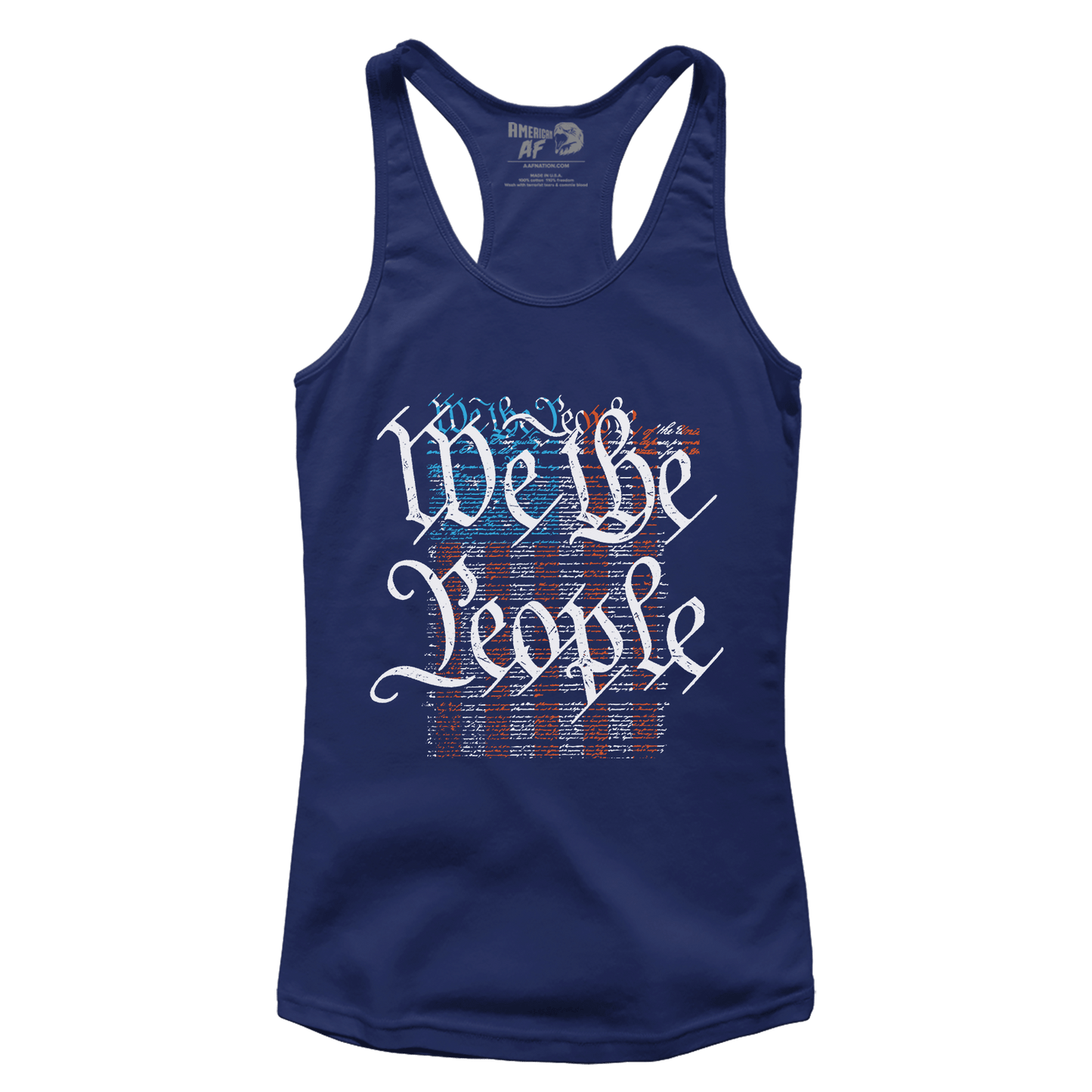 T-shirt Premium Ladies Racerback Tank / Midnight Navy / XS We The People Flag (Ladies)