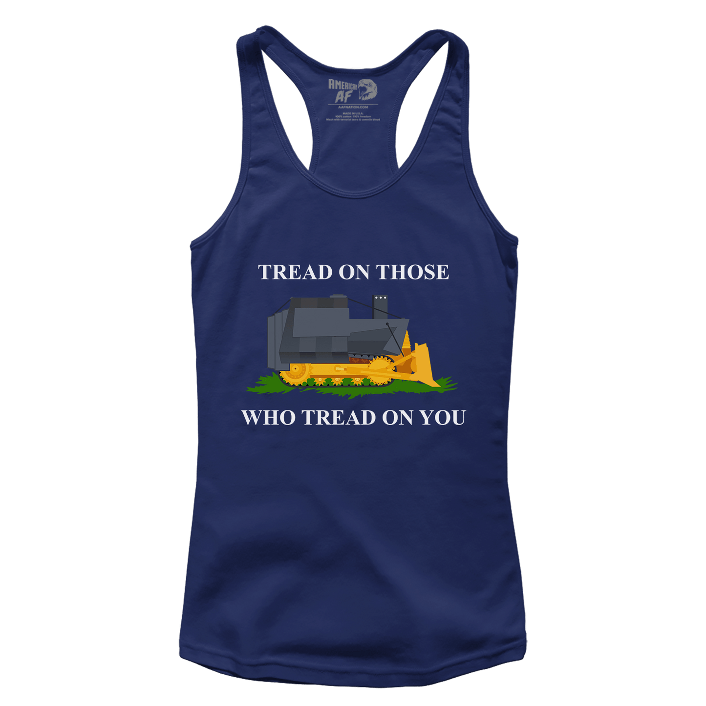 T-shirt Premium Ladies Racerback Tank / Midnight Navy / XS Tread on Those Who Tread on You (Ladies)