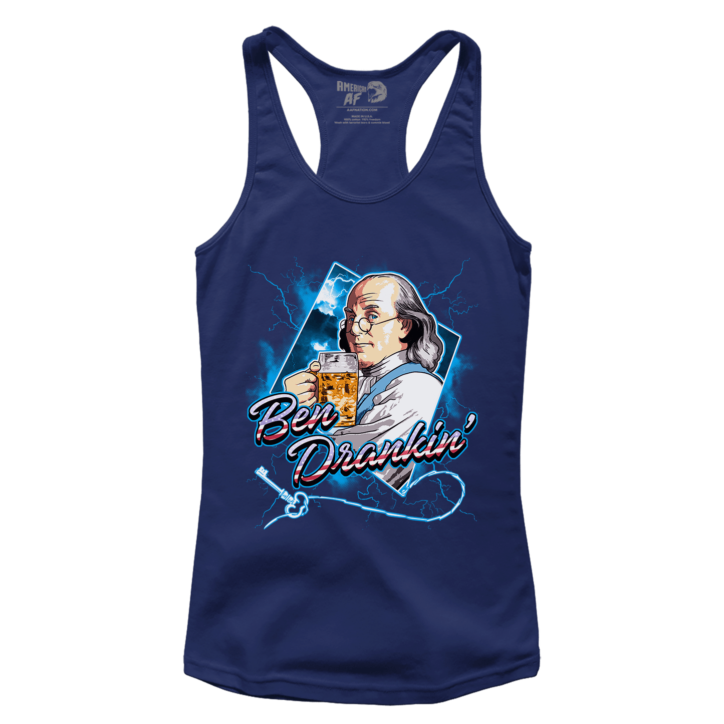 Apparel Premium Ladies Racerback Tank / Midnight Navy / XS Ben Drankin' (Ladies)