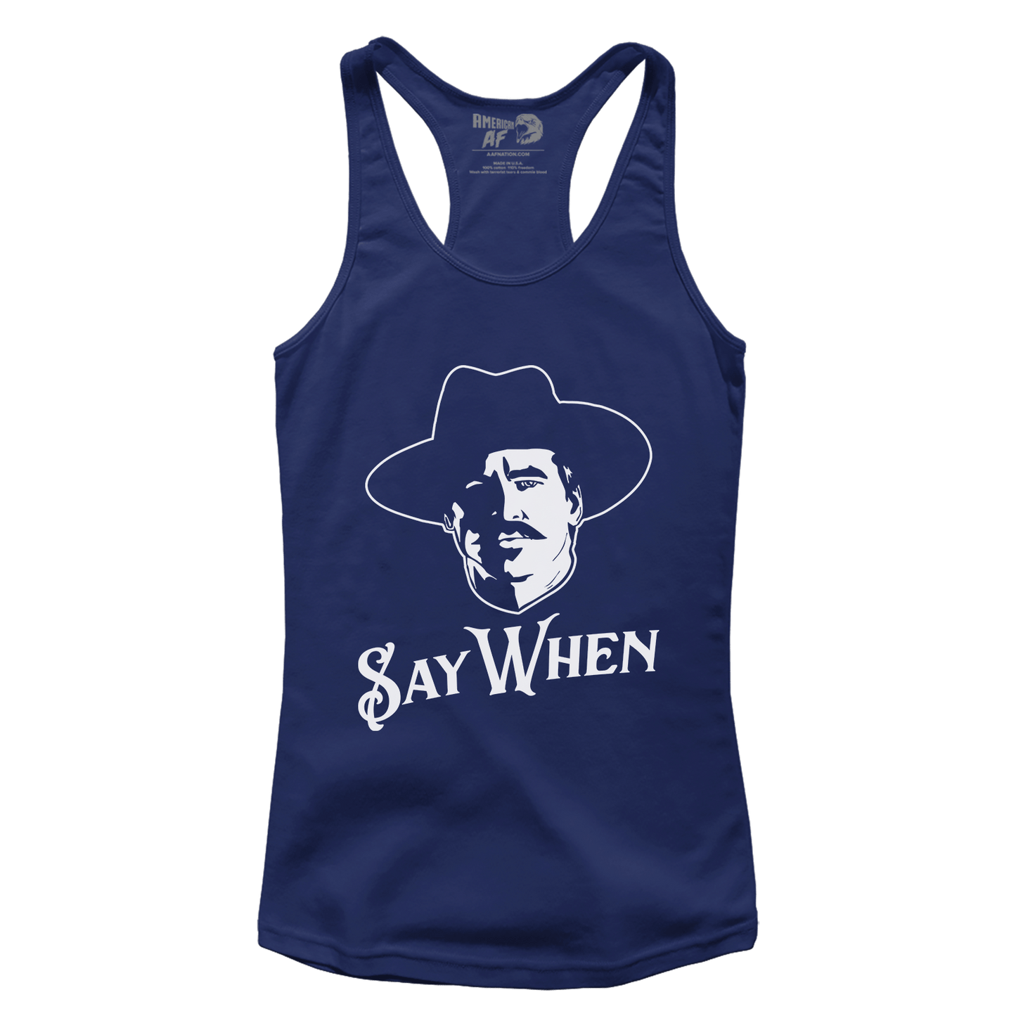 Say When Racerback Tank Top