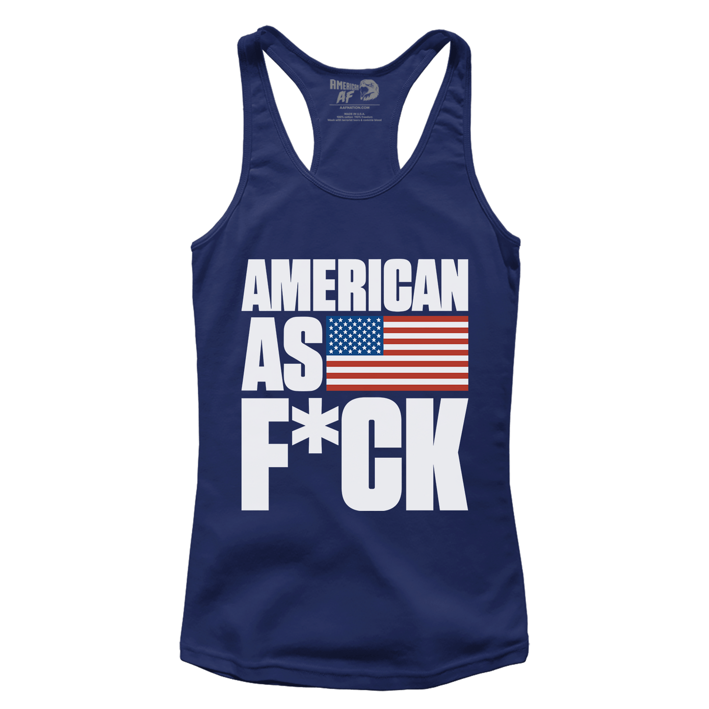 Apparel Premium Ladies Racerback Tank / Midnight Navy / XS American As F! TAME (Ladies)