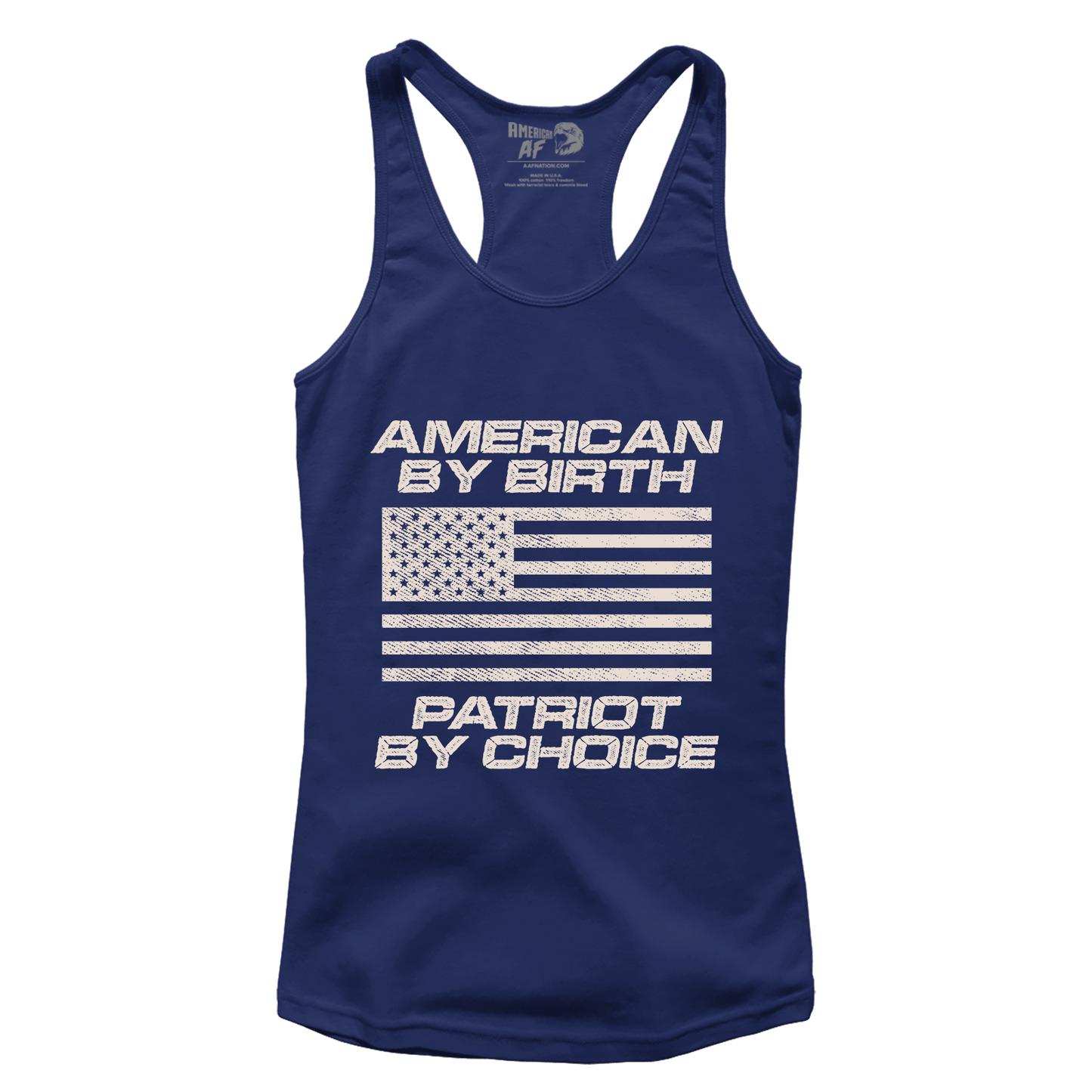 T-shirt Premium Ladies Racerback Tank / Midnight Navy / XS American by Birth (Ladies)