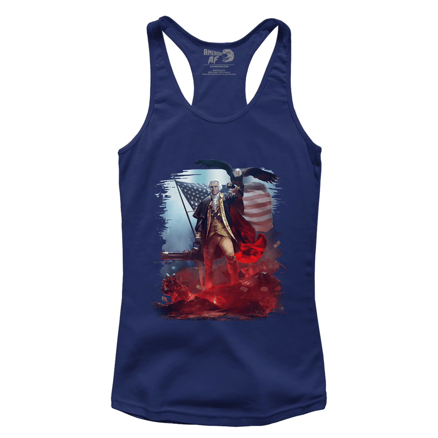 T-shirt Premium Ladies Racerback Tank / Midnight Navy / XS George Warshington (Ladies)