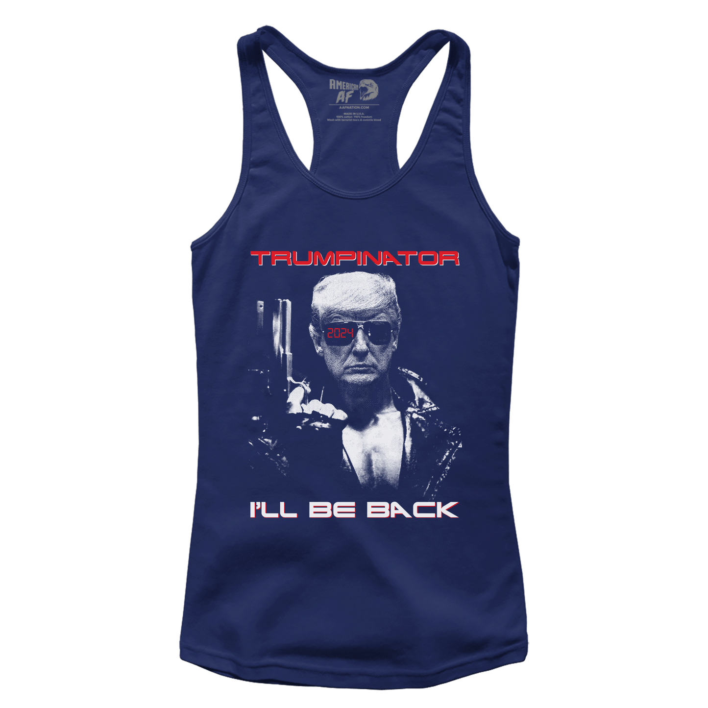 Trumpinator (parody) Racerback Tank Top