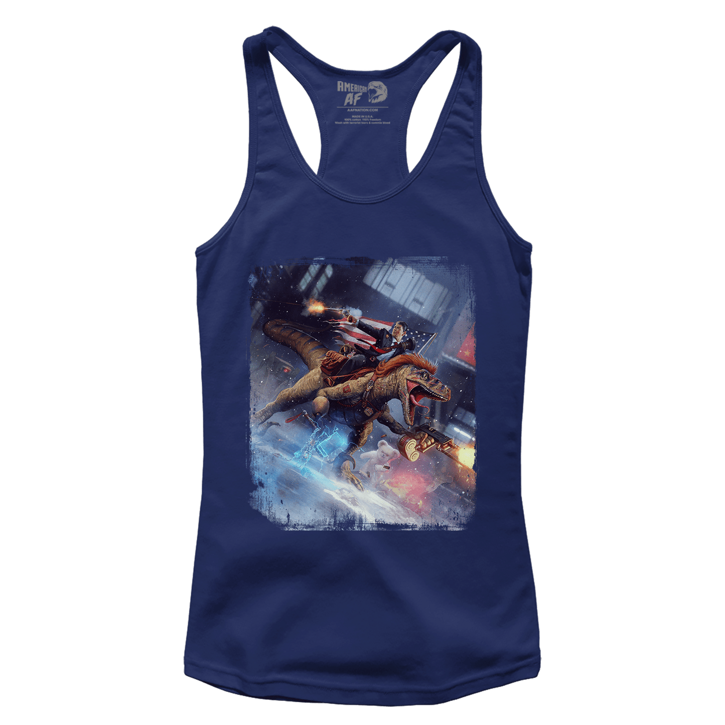 T-shirt Premium Ladies Racerback Tank / Midnight Navy / XS Reagan Raptor (Ladies)