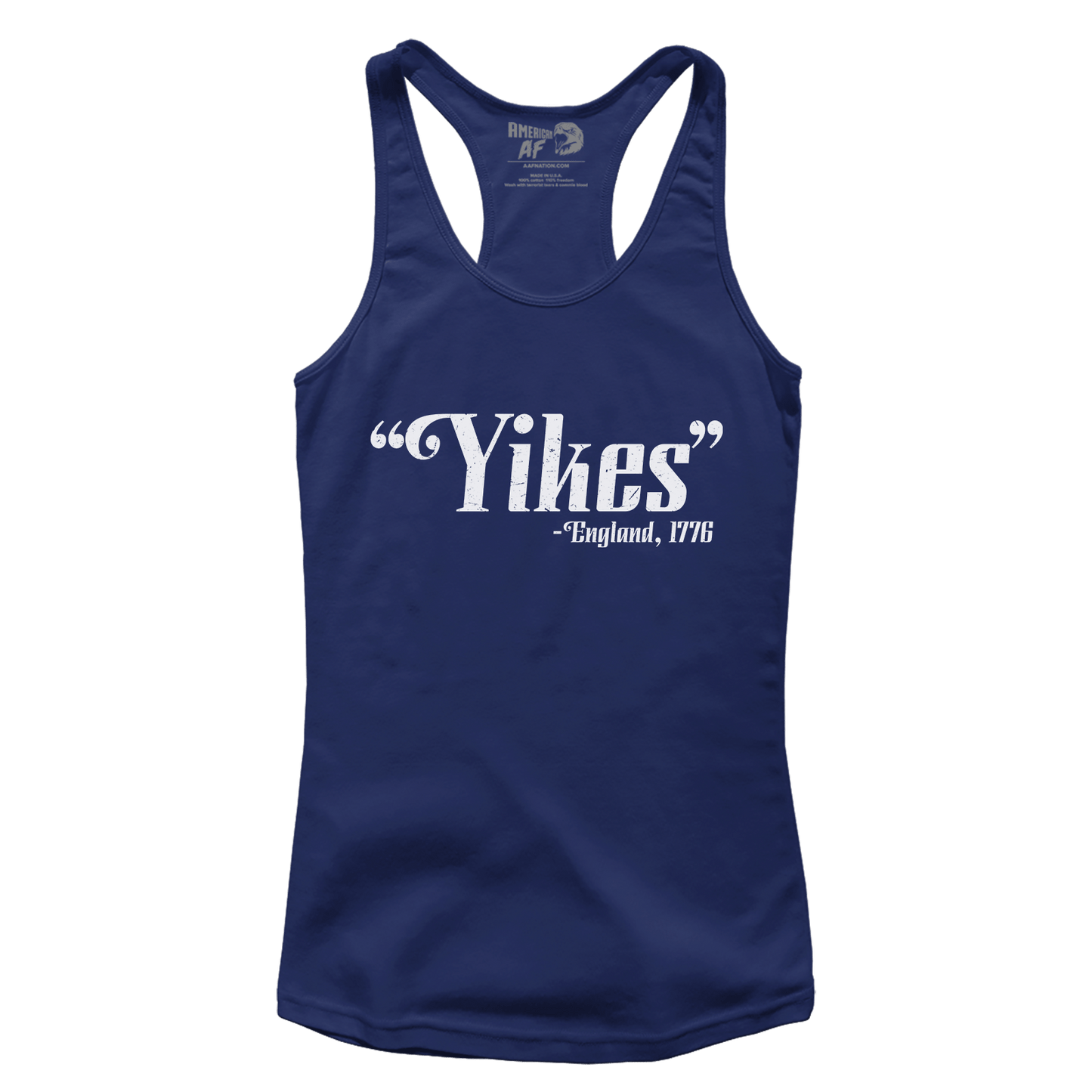 T-shirt Premium Ladies Racerback Tank / Midnight Navy / XS Yikes 1776 (Ladies)