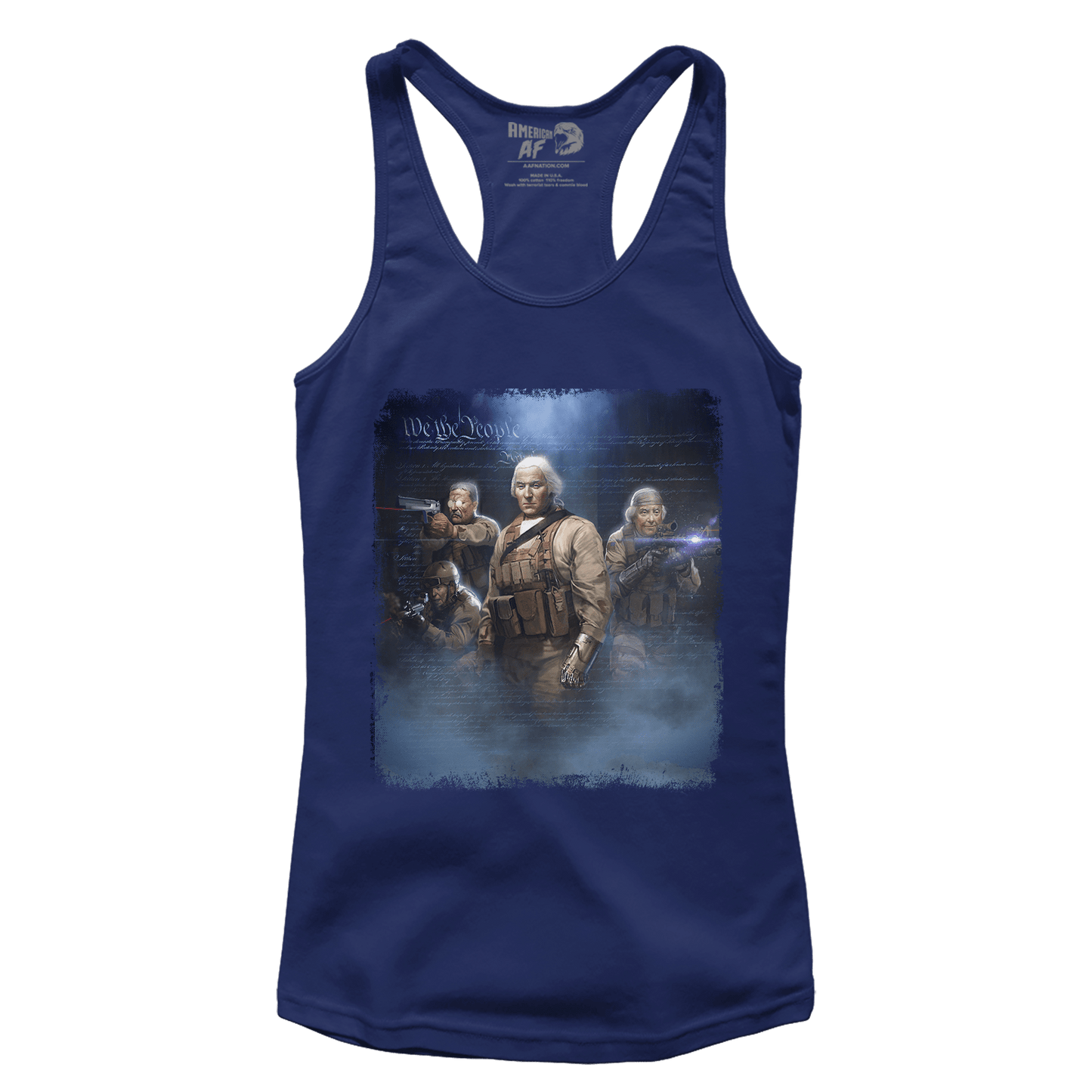 Apparel Premium Ladies Racerback Tank / Midnight Navy / XS Seal Team 1776 (Ladies)