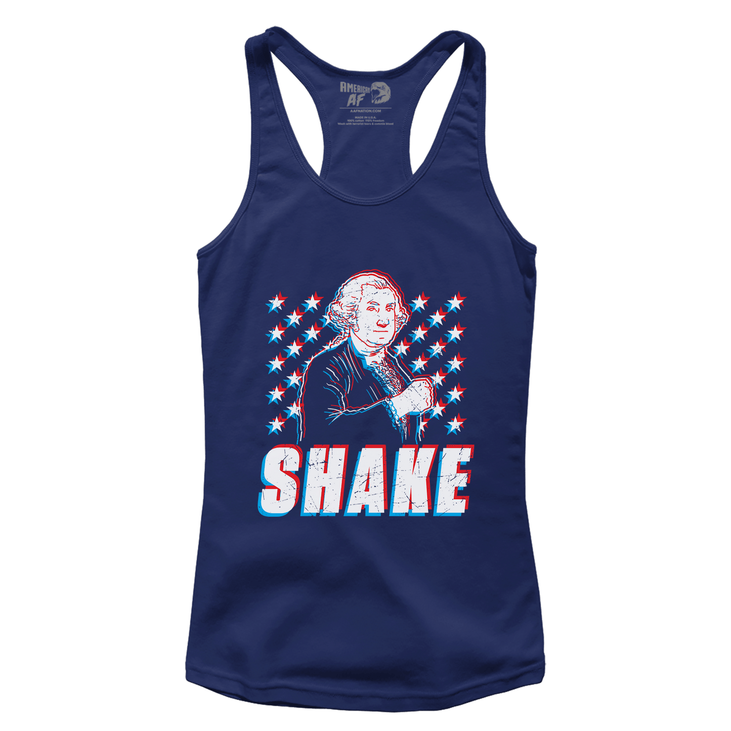 T-shirt Premium Ladies Racerback Tank / Midnight Navy / XS Shake V2 (Ladies)