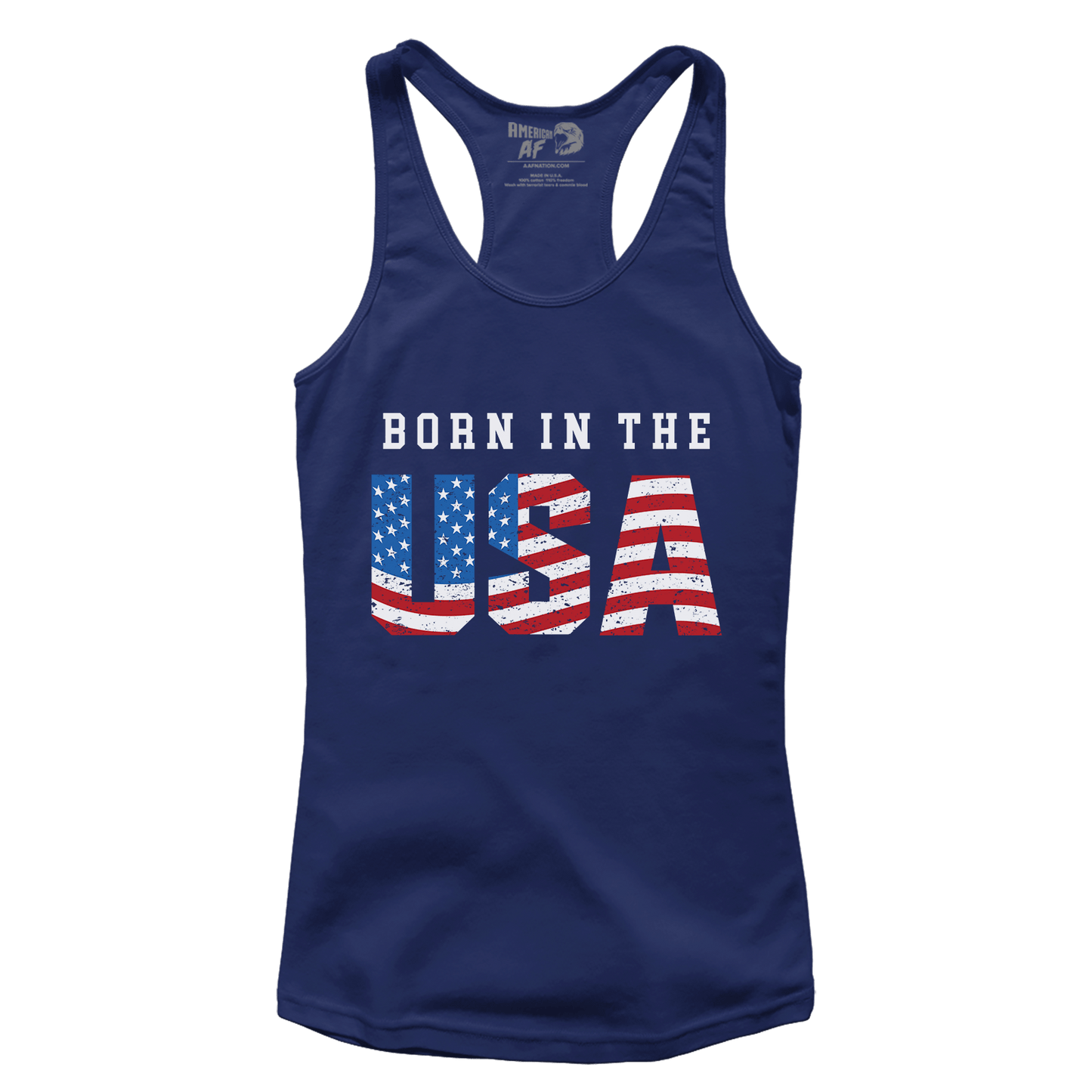 T-shirt Born in the USA (Ladies)