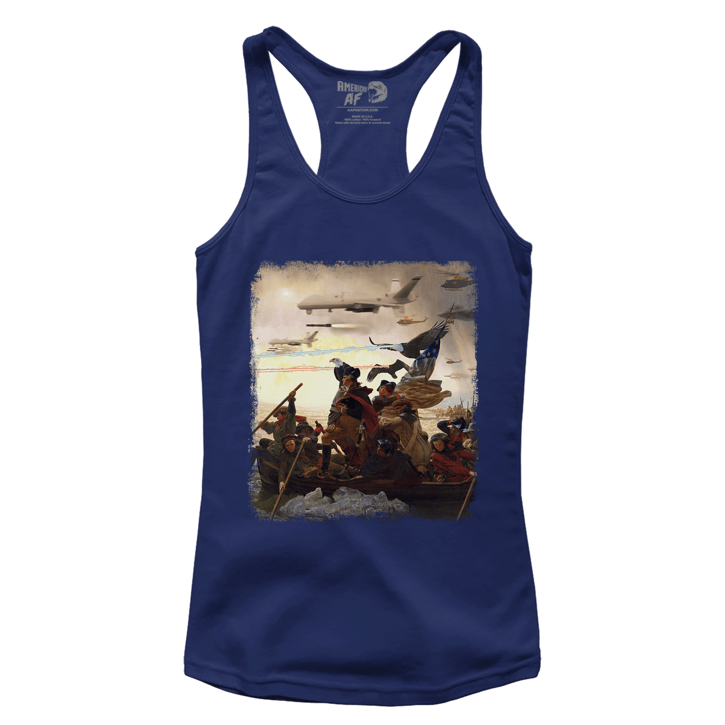 Apparel Premium Ladies Racerback Tank / Midnight Navy / XS Crossing Delaware (Ladies)