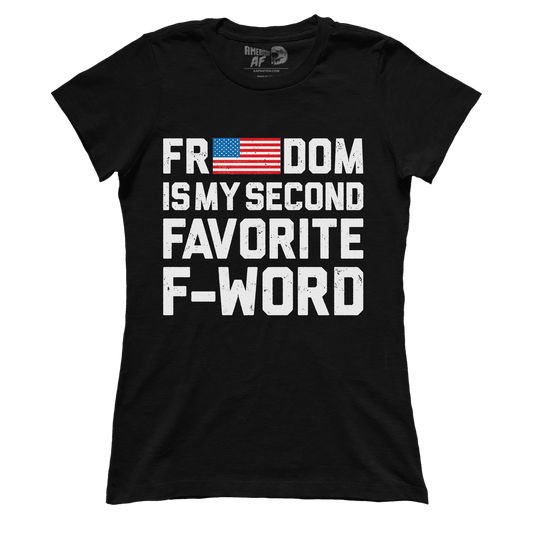 T-shirt Premium Ladies Tee / Black / XS Freedom Favorite Word (Ladies)