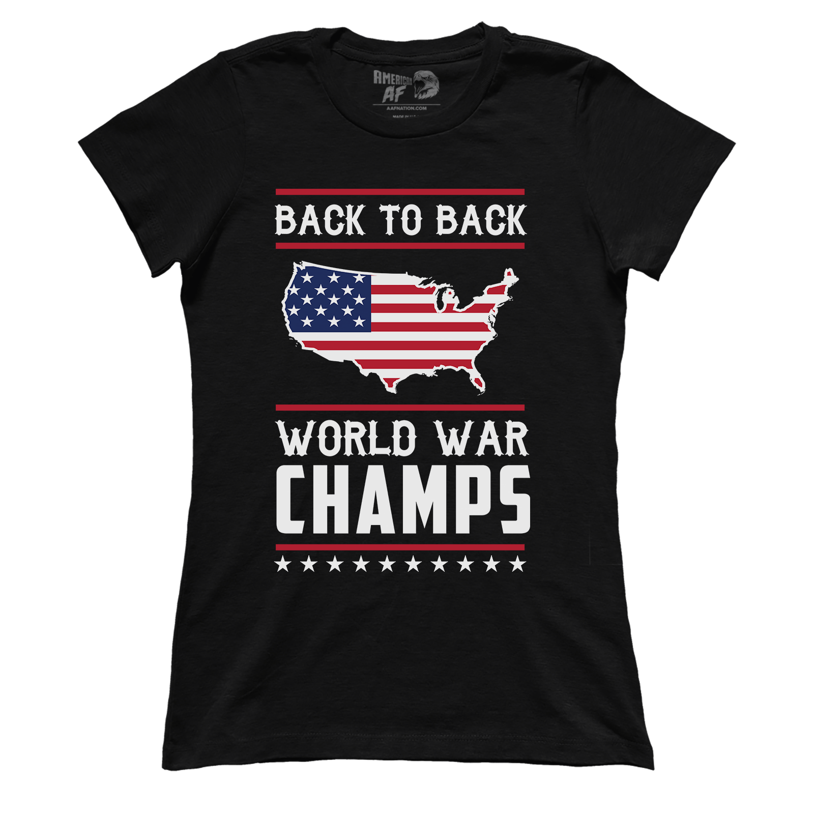 T-shirt Back-To-Back World War Champs (Ladies)