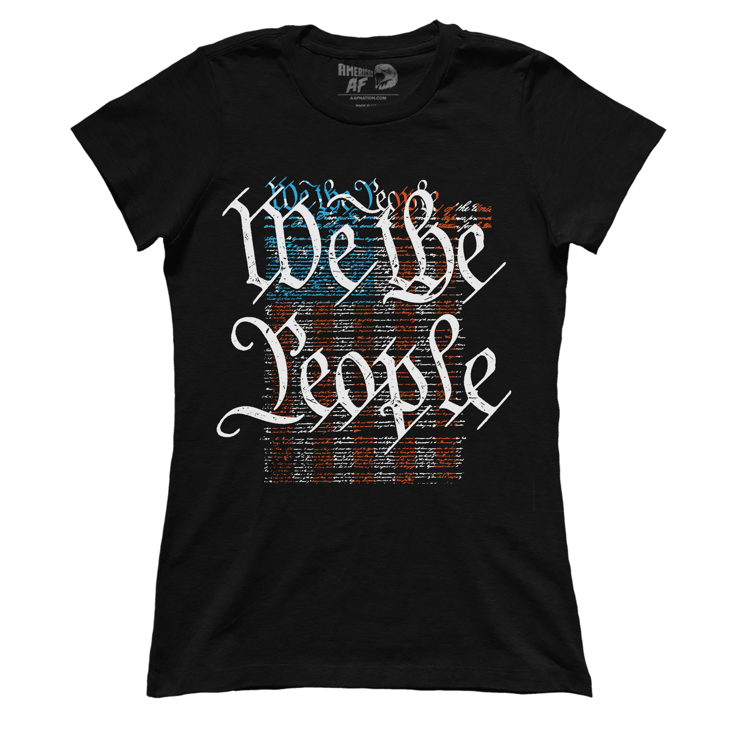 T-shirt Premium Ladies Tee / Black / XS We The People Flag (Ladies)