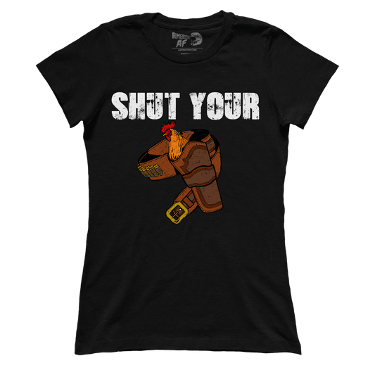 T-shirt Premium Ladies Tee / Black / XS Shut Your C Holster (Ladies)