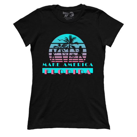 T-shirt Premium Ladies Tee / Black / XS Make America Florida (Ladies)