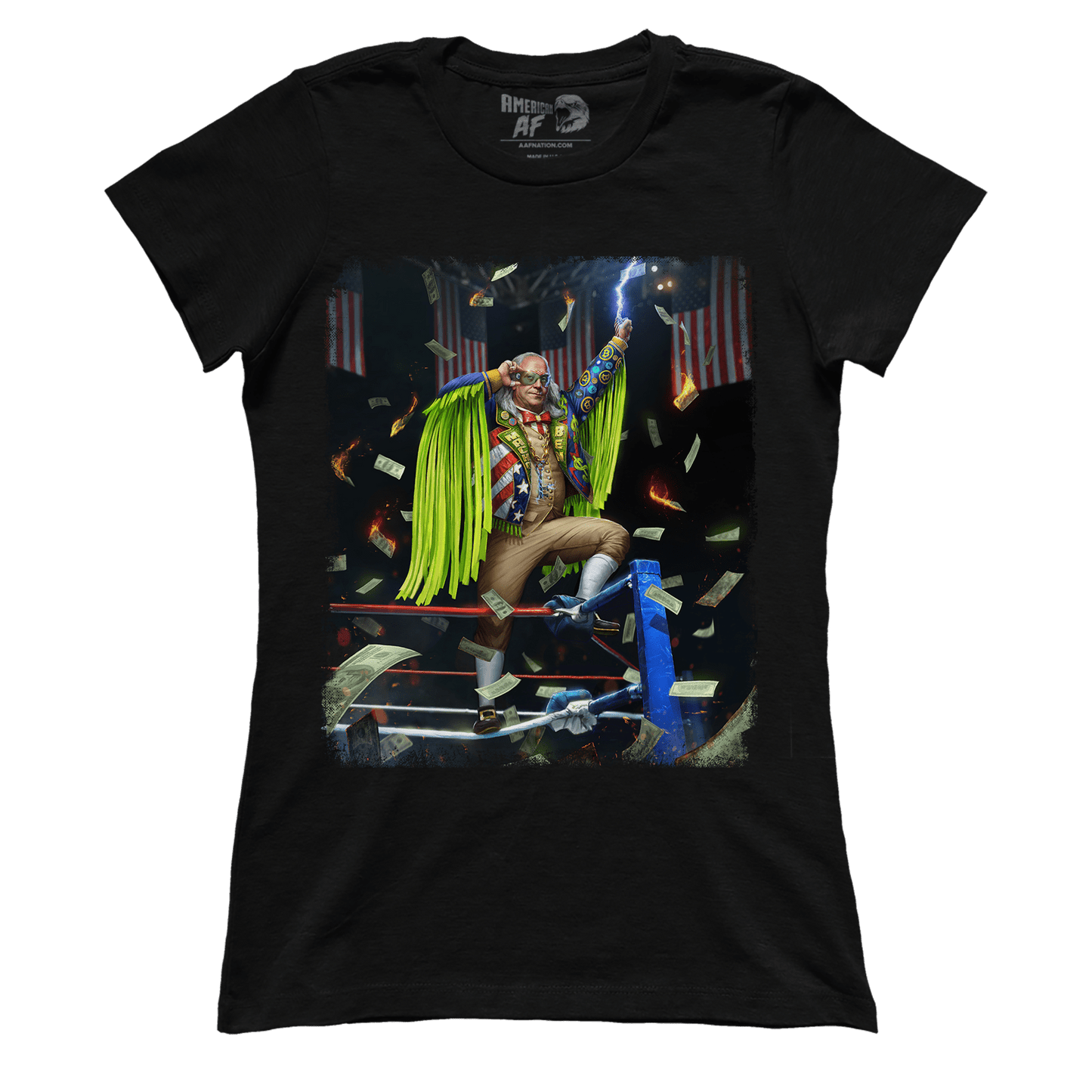 Apparel Premium Ladies Tee / Black / XS Benny F Wrestler (Ladies)