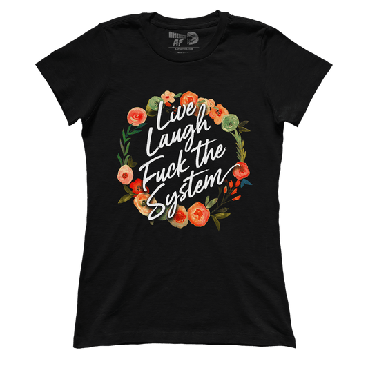 T-shirt Premium Ladies Tee / Black / XS Live Laugh (Ladies)