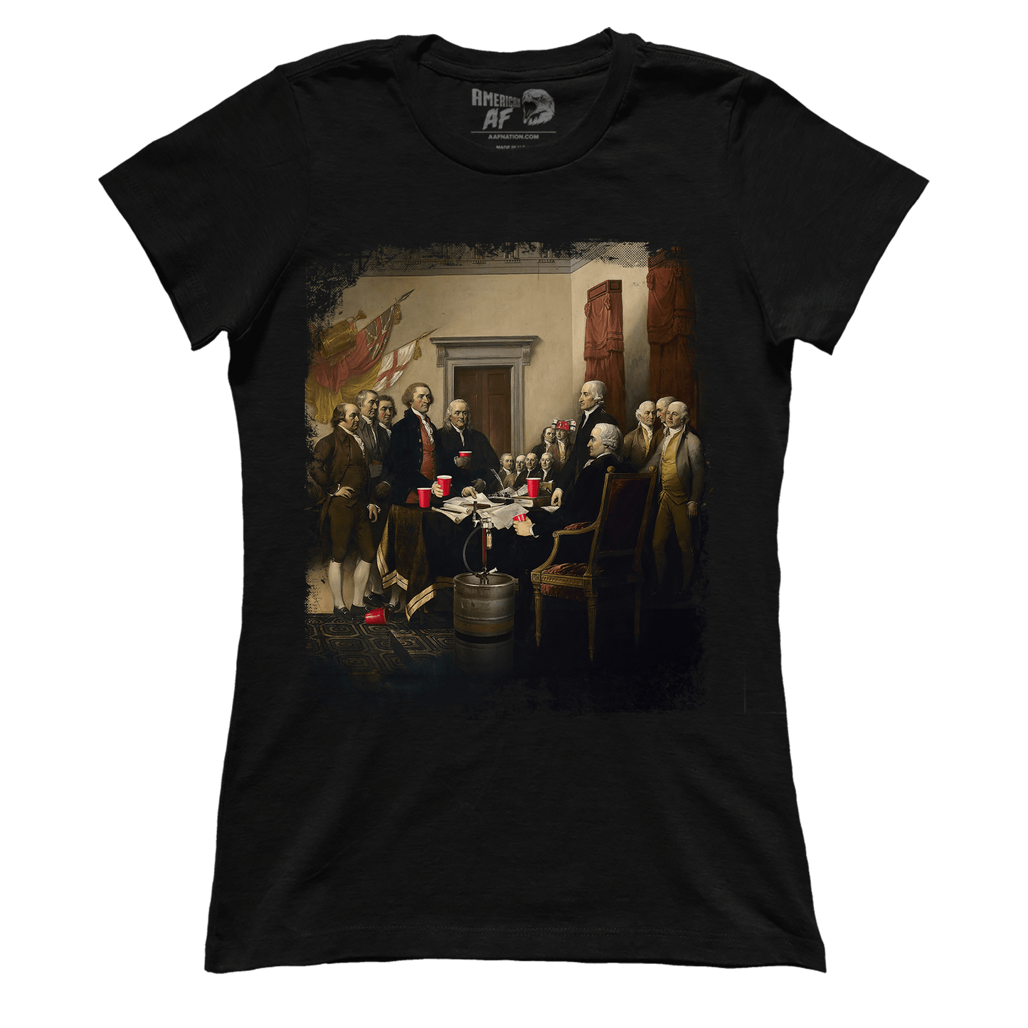 T-shirt Premium Ladies Tee / Black / XS Party Like Our Forefathers (Ladies)