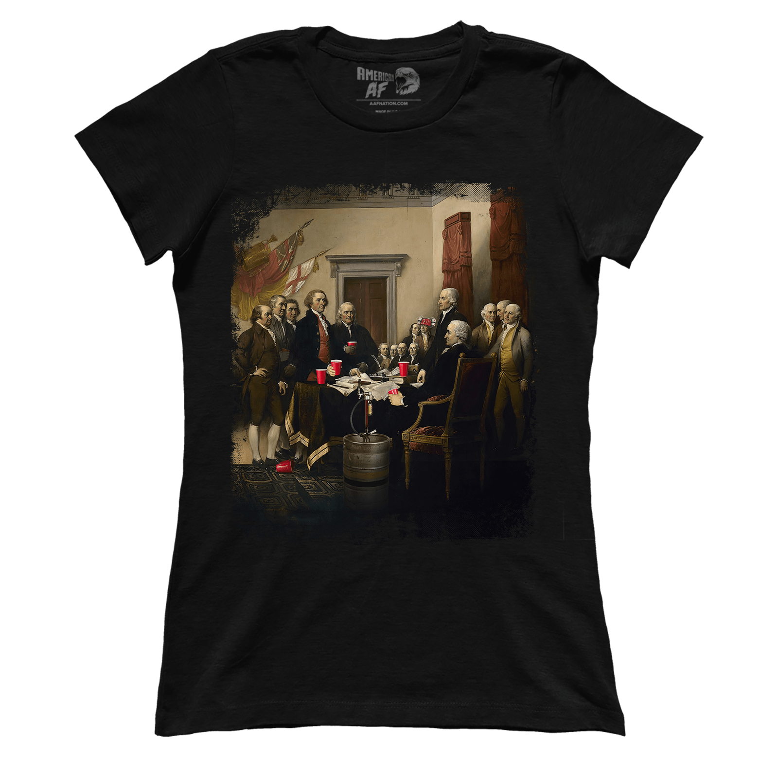 T-shirt Premium Ladies Tee / Black / XS Party Like Our Forefathers (Ladies)