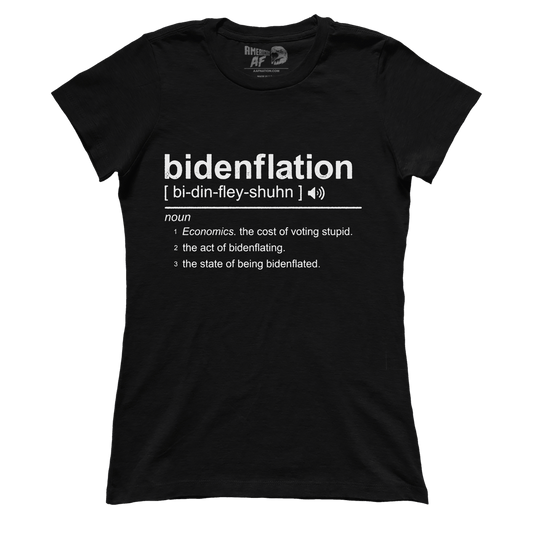 T-shirt Premium Ladies Tee / Black / XS Bidenflation (Ladies)