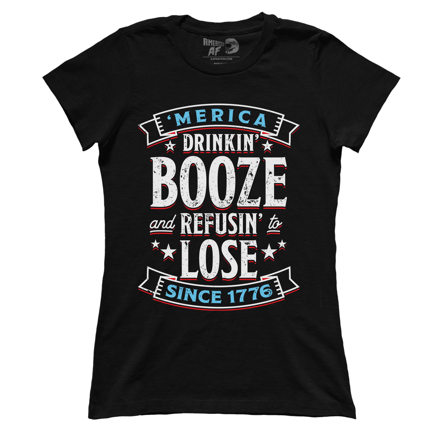 T-shirt Booze Refuse Lose (Ladies)