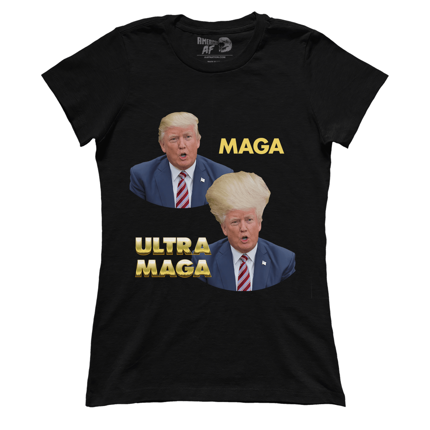 T-shirt Trump MAGA Vs Ultra MAGA (Ladies)