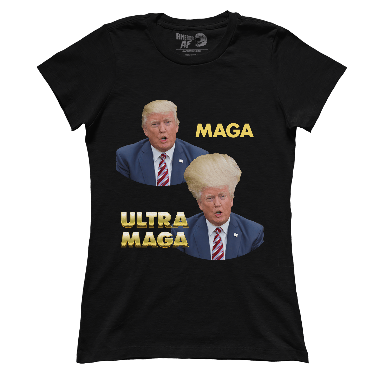 T-shirt Trump MAGA Vs Ultra MAGA (Ladies)