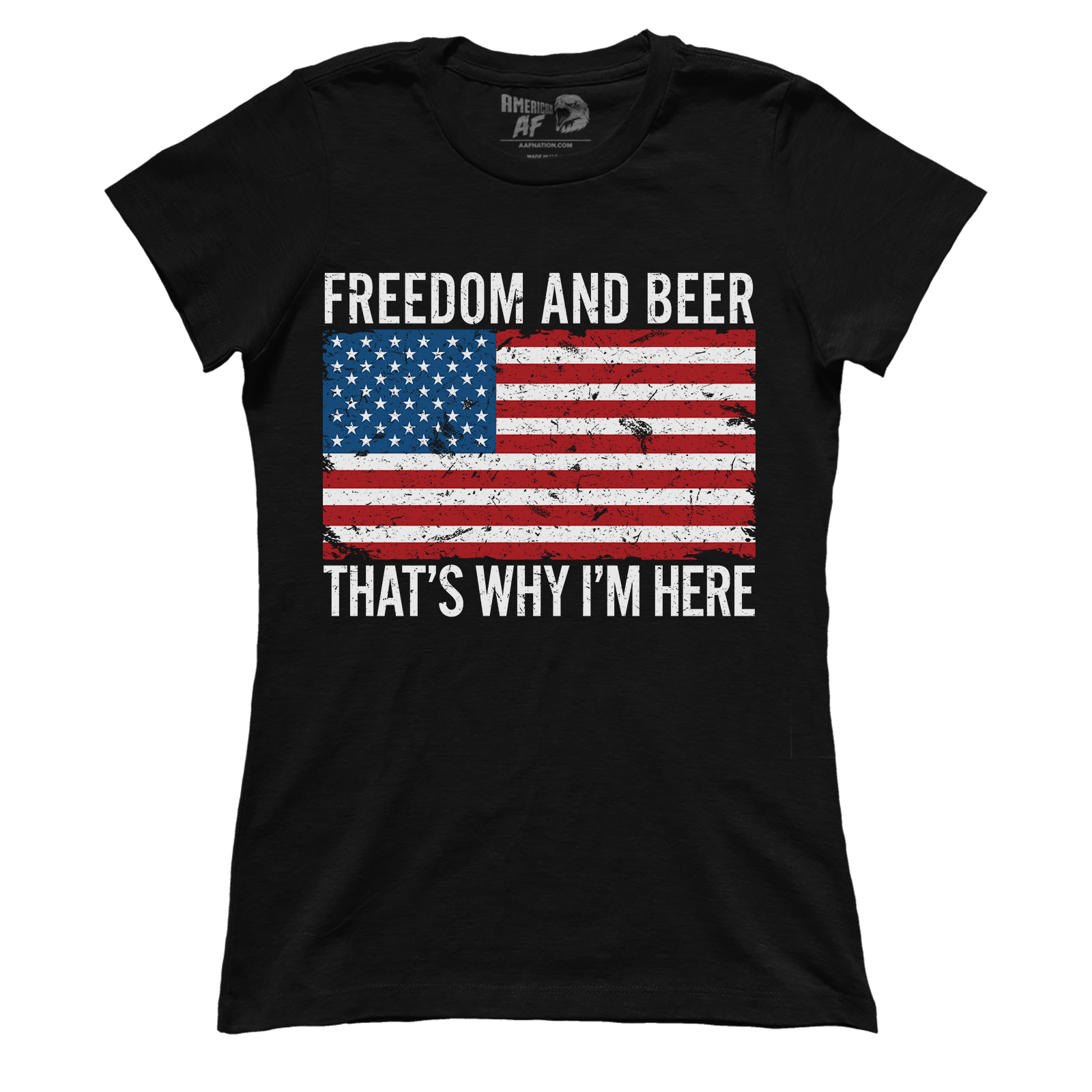 T-shirt Freedom and Beer (Ladies)